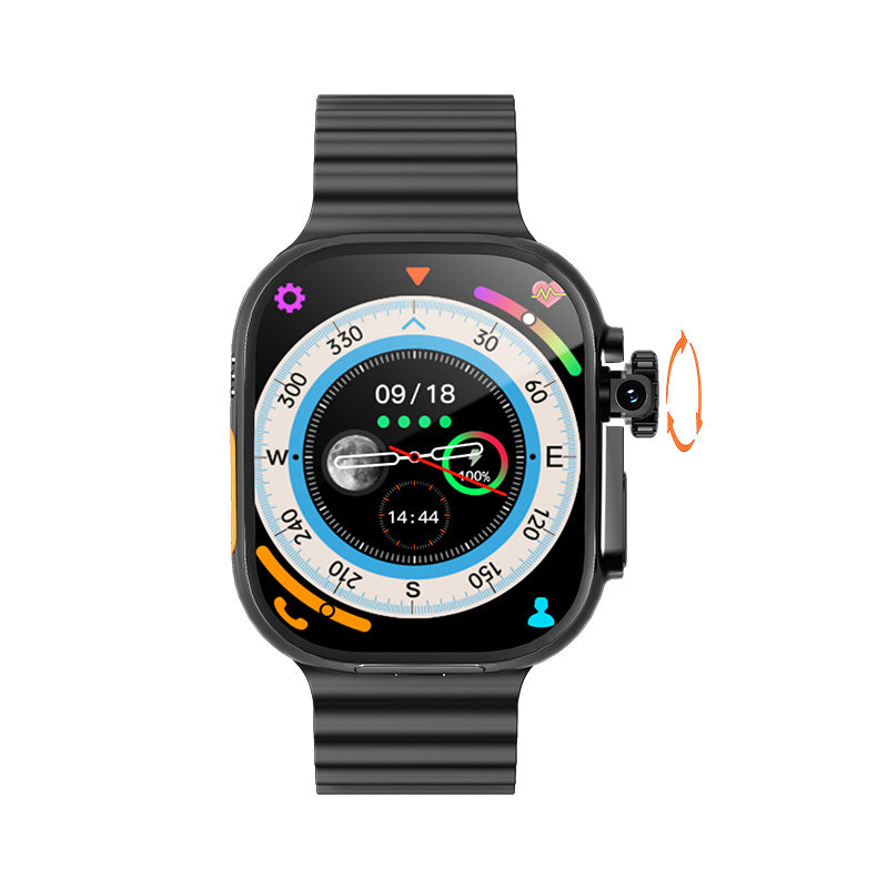 Smartwatch Horizon Pro 4G/5G — Tela AMOLED, Câmera Rotativa, NFC, 16GB + 2GB RAM