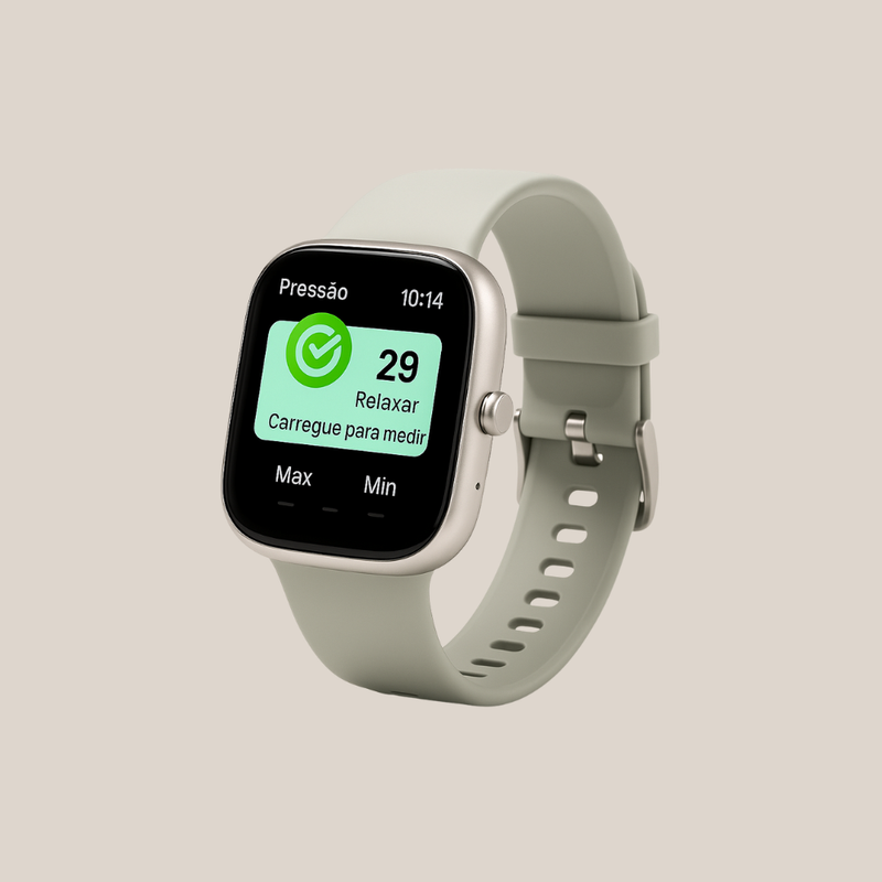 Smartwatch EASY com 100 Modos Esportivos, Bateria de Longa Duração e Resistência à Água 1ATM