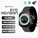 Smartwatch Horizon Pro 4G/5G — Tela AMOLED, Câmera Rotativa, NFC, 16GB + 2GB RAM