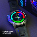 Smartwatch BRAVE com GPS, Resistência à Água 5ATM/IP69K – Ideal para Mar e Esportes Extremos