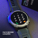 Smartwatch BRAVE com GPS, Resistência à Água 5ATM/IP69K – Ideal para Mar e Esportes Extremos