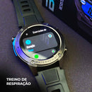Smartwatch BRAVE com GPS, Resistência à Água 5ATM/IP69K – Ideal para Mar e Esportes Extremos