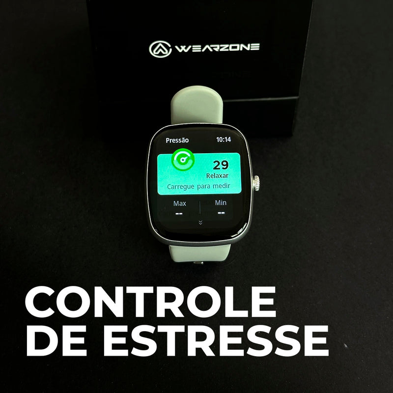 Smartwatch EASY com 100 Modos Esportivos, Bateria de Longa Duração e Resistência à Água 1ATM