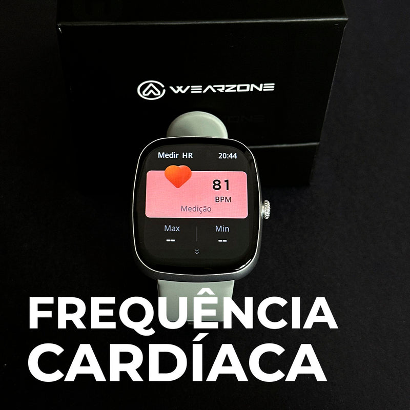 Smartwatch EASY com 100 Modos Esportivos, Bateria de Longa Duração e Resistência à Água 1ATM