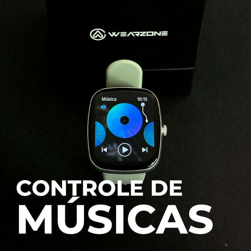 Smartwatch EASY com 100 Modos Esportivos, Bateria de Longa Duração e Resistência à Água 1ATM