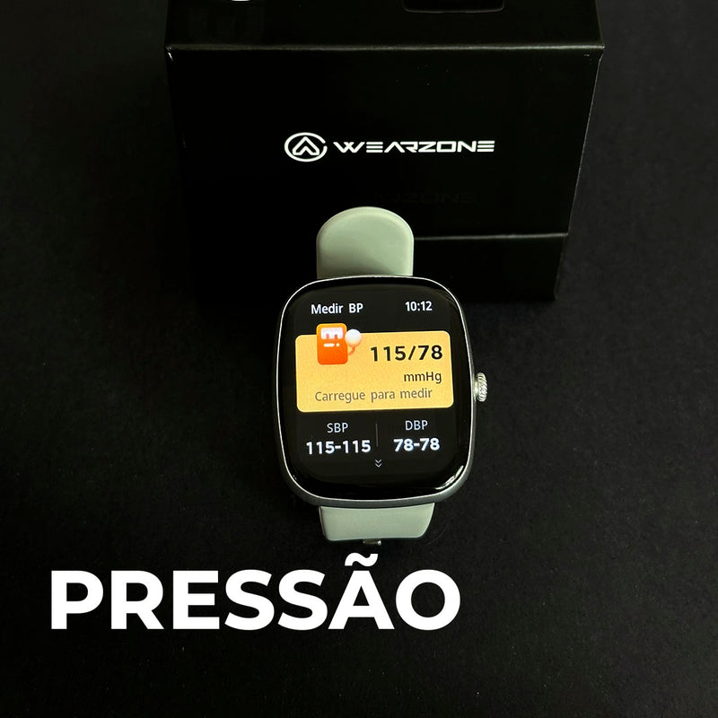Smartwatch EASY com 100 Modos Esportivos, Bateria de Longa Duração e Resistência à Água 1ATM