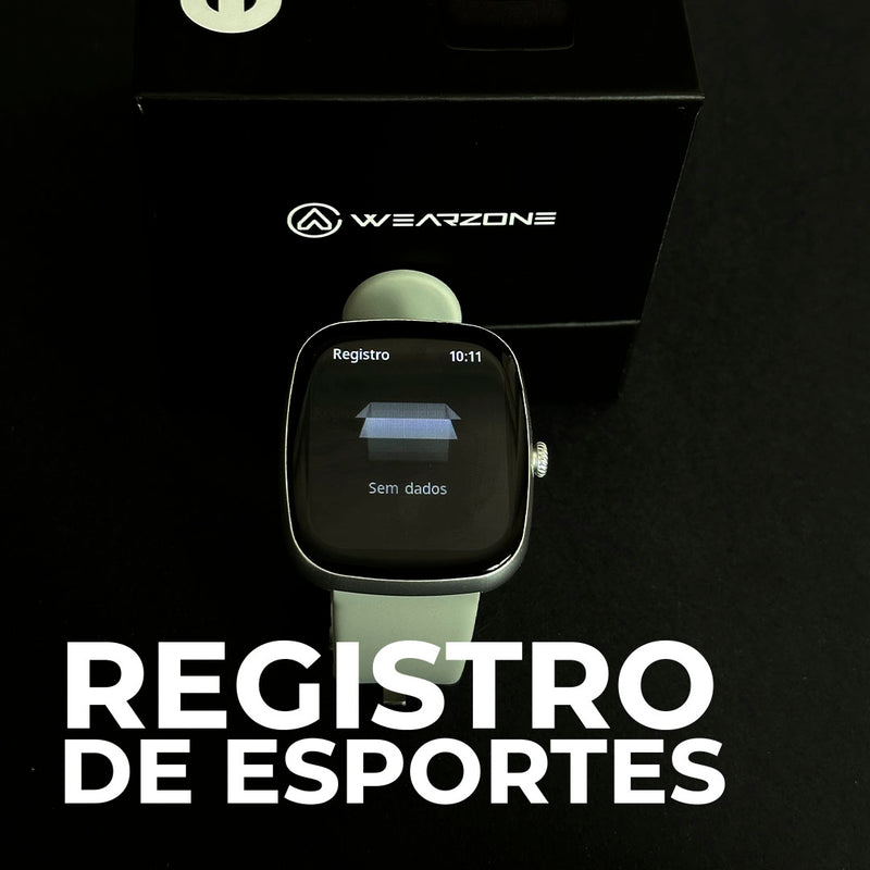 Smartwatch EASY com 100 Modos Esportivos, Bateria de Longa Duração e Resistência à Água 1ATM