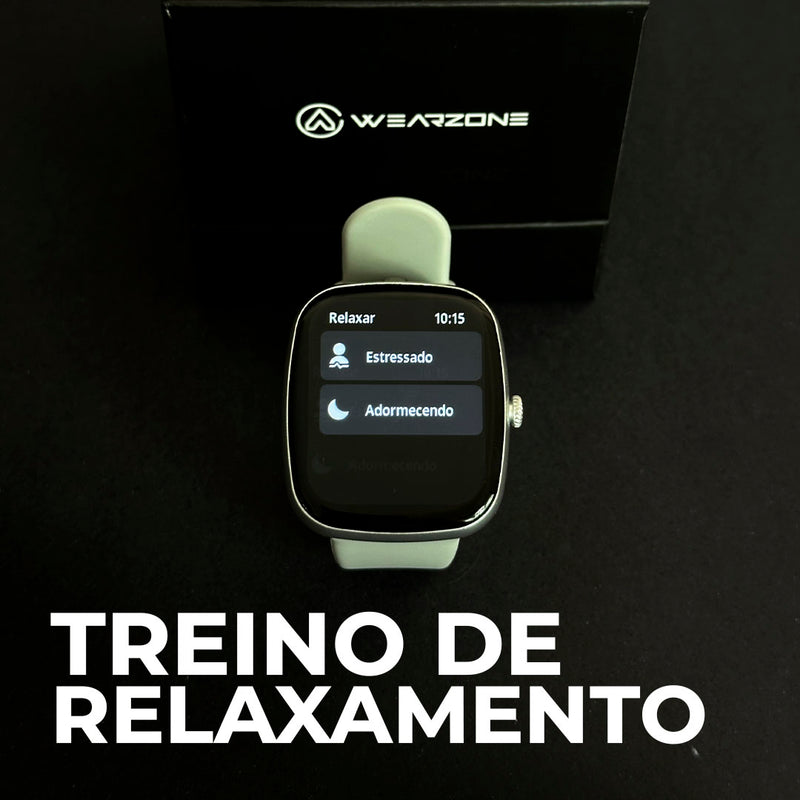 Smartwatch EASY com 100 Modos Esportivos, Bateria de Longa Duração e Resistência à Água 1ATM