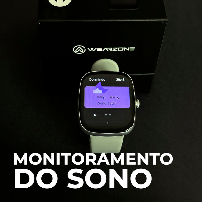 Smartwatch EASY com 100 Modos Esportivos, Bateria de Longa Duração e Resistência à Água 1ATM