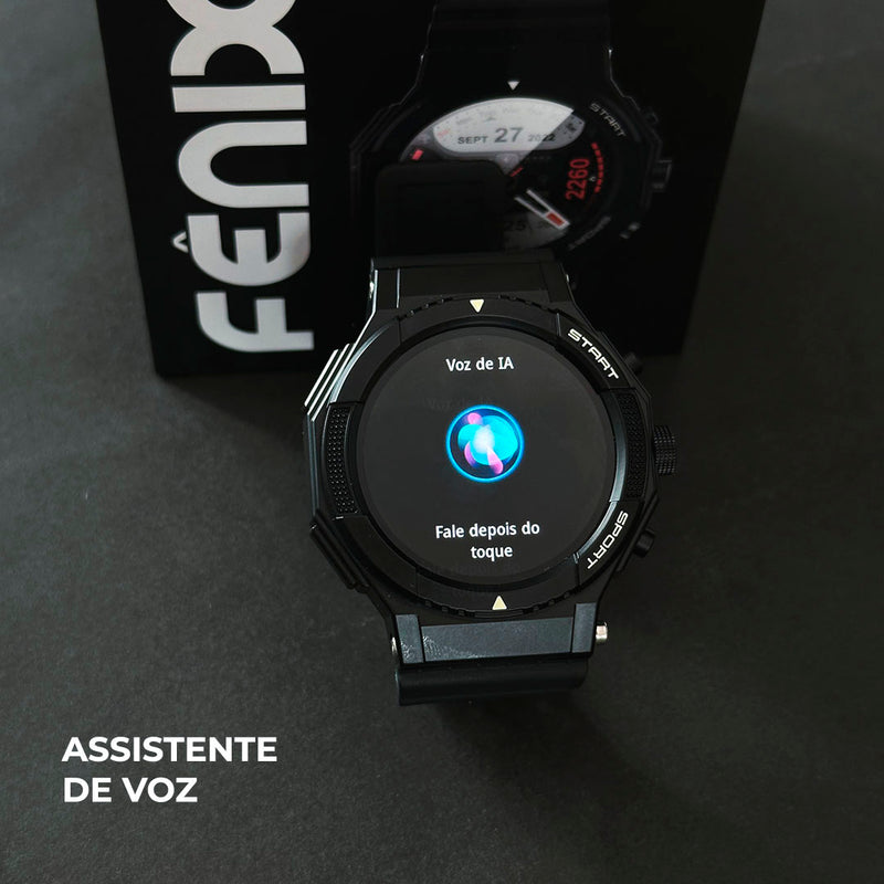 Smartwatch FÊNIX WEARZONE com GPS Integrado, 100 Modos Esportivos e Resistência à Água 1ATM