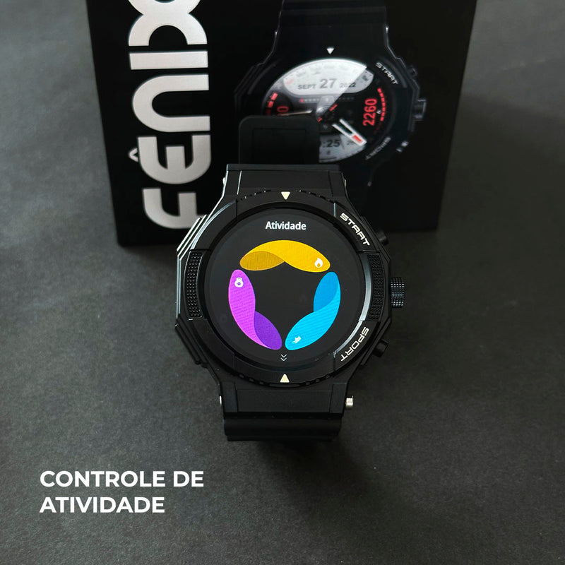 Smartwatch FÊNIX WEARZONE com GPS Integrado, 100 Modos Esportivos e Resistência à Água 1ATM