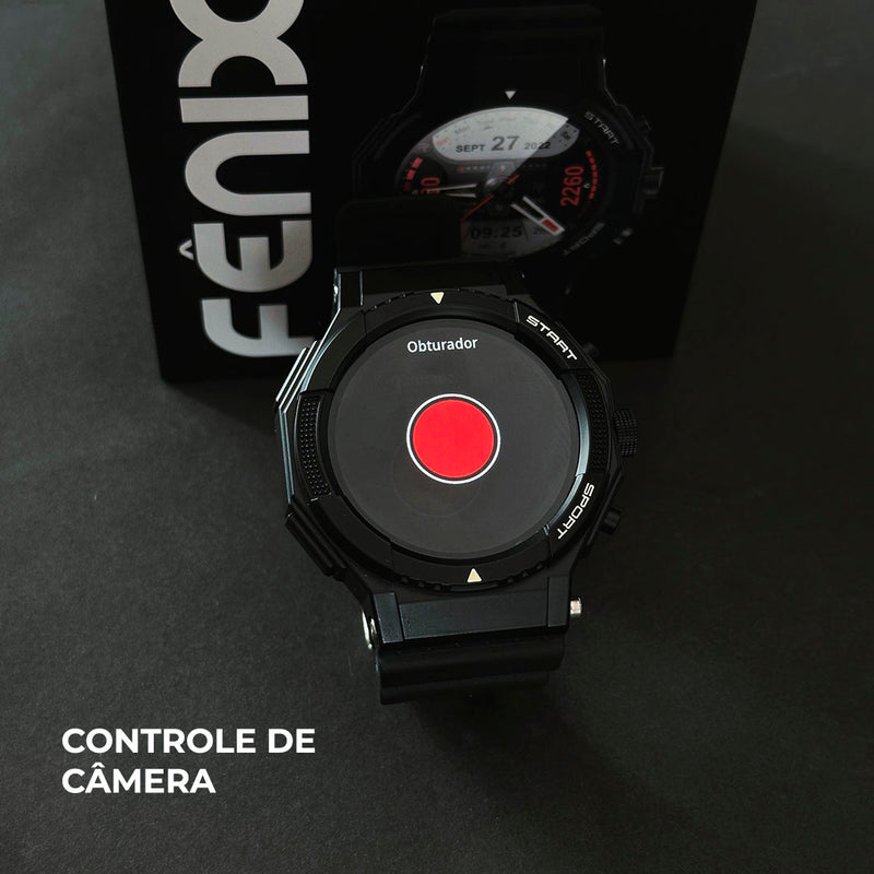 Smartwatch FÊNIX WEARZONE com GPS Integrado, 100 Modos Esportivos e Resistência à Água 1ATM