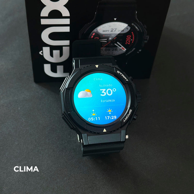 Smartwatch FÊNIX WEARZONE com GPS Integrado, 100 Modos Esportivos e Resistência à Água 1ATM