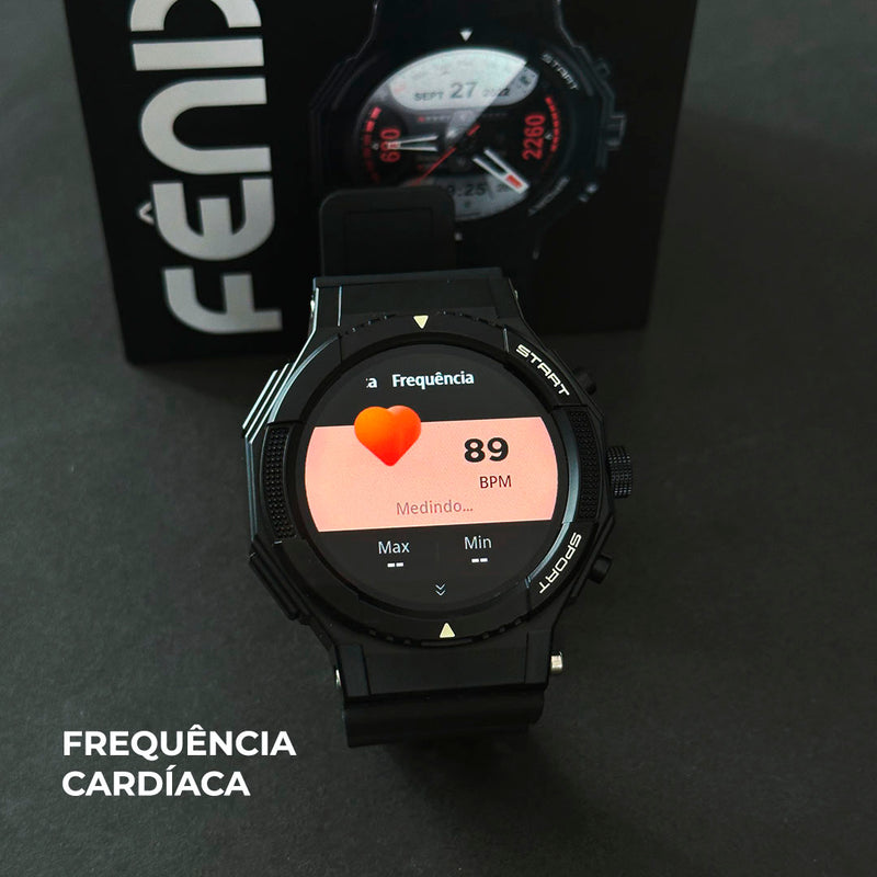 Smartwatch FÊNIX WEARZONE com GPS Integrado, 100 Modos Esportivos e Resistência à Água 1ATM