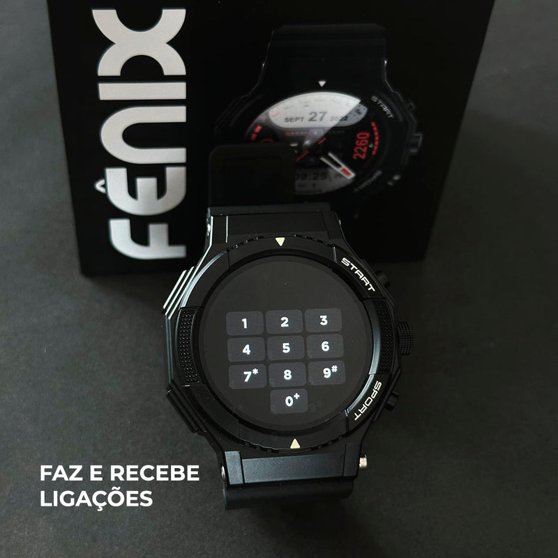 Smartwatch FÊNIX WEARZONE com GPS Integrado, 100 Modos Esportivos e Resistência à Água 1ATM