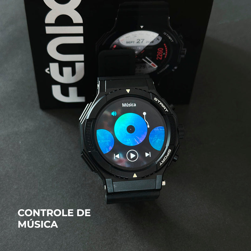 Smartwatch FÊNIX WEARZONE com GPS Integrado, 100 Modos Esportivos e Resistência à Água 1ATM
