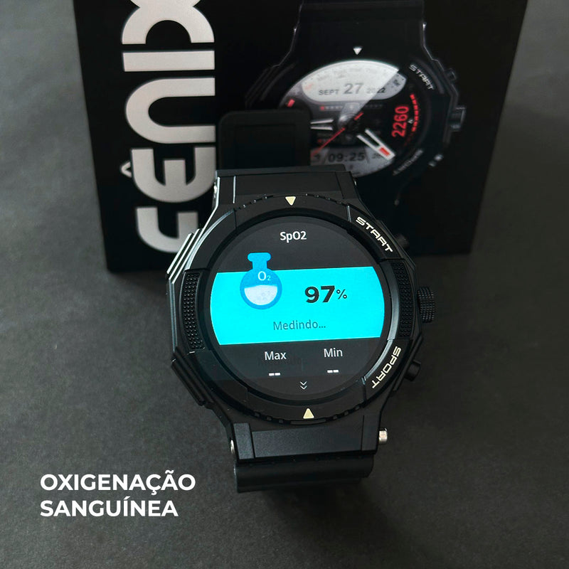 Smartwatch FÊNIX WEARZONE com GPS Integrado, 100 Modos Esportivos e Resistência à Água 1ATM