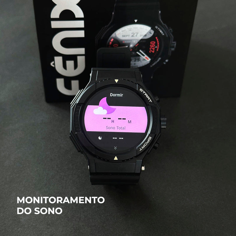 Smartwatch FÊNIX WEARZONE com GPS Integrado, 100 Modos Esportivos e Resistência à Água 1ATM