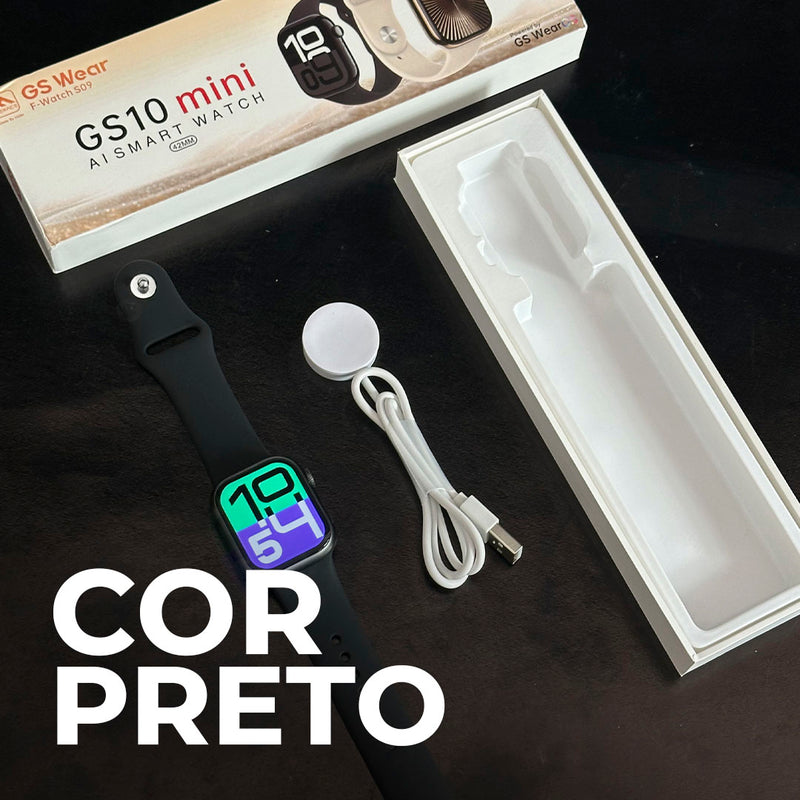 Smartwatch GS10 Mini 41mm – Série 10 com Watch Faces Atualizadas