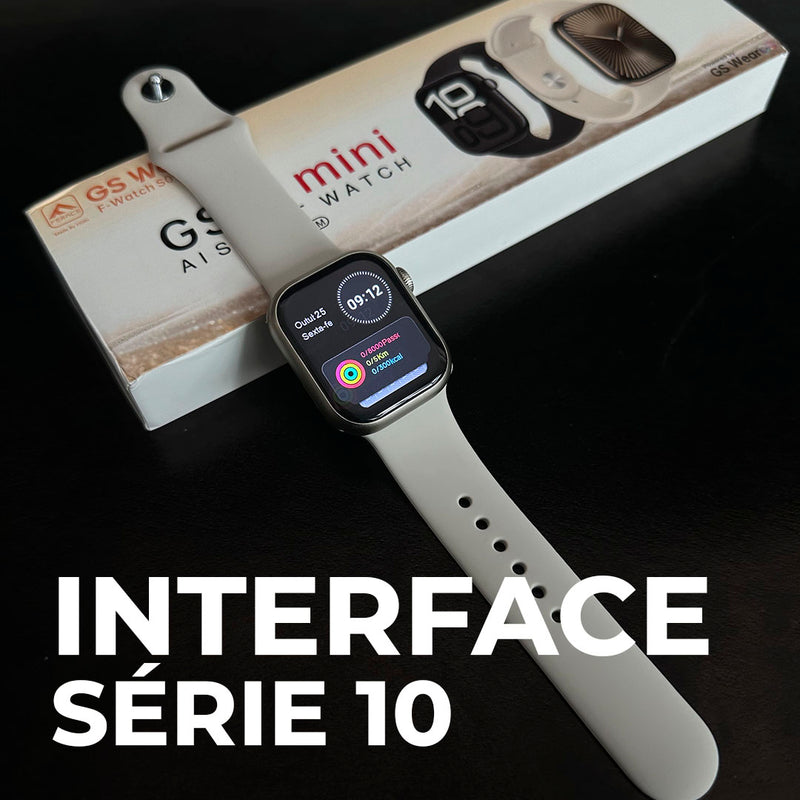 Smartwatch GS10 Mini 41mm – Série 10 com Watch Faces Atualizadas