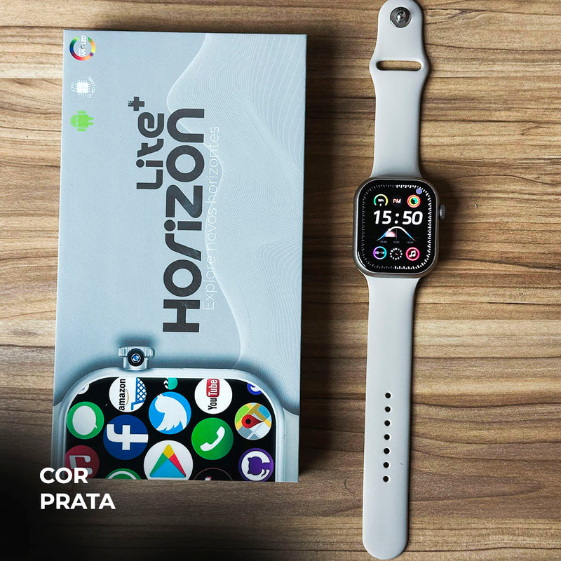 Smartwatch Horizon Lite+ 4G com Câmera Rotativa, 3GB RAM, 32GB Armazenamento e Design Slim