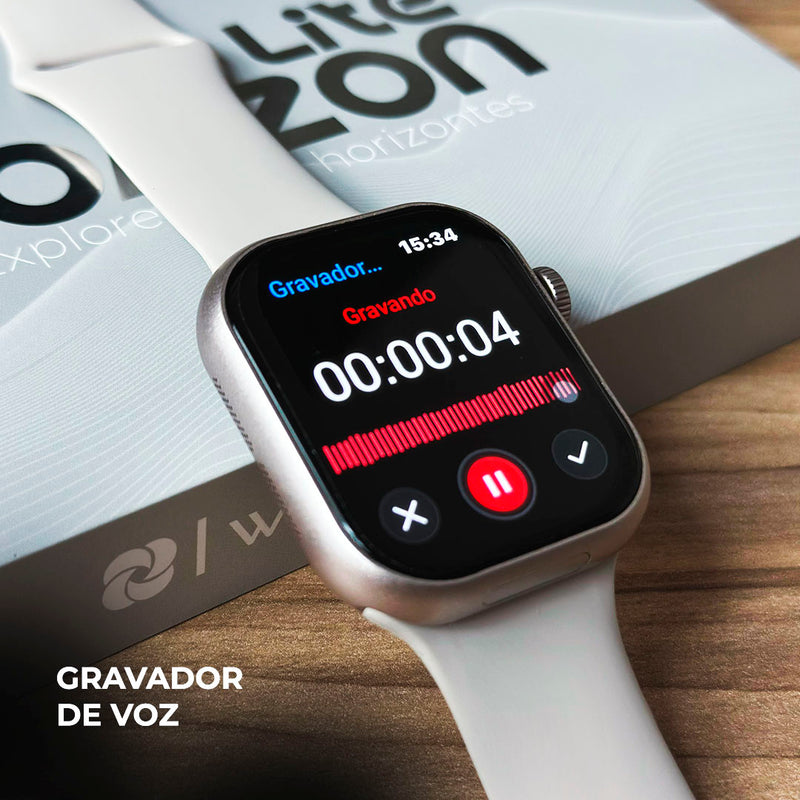 Smartwatch Horizon Lite+ 4G com Câmera Rotativa, 3GB RAM, 32GB Armazenamento e Design Slim