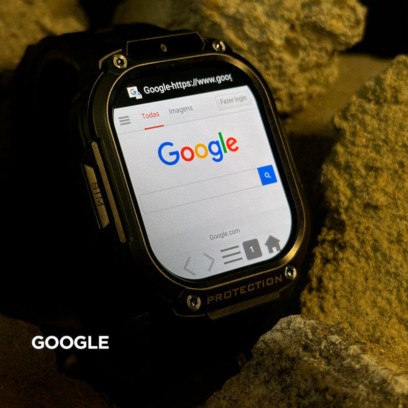 Smartwatch Horizon Titan 4G — Tela AMOLED, 2GB + 16GB, Câmera Frontal, Bateria 950mAh e Vidro