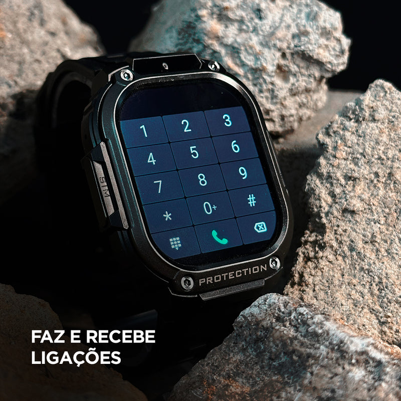 Smartwatch Horizon Titan 4G — Tela AMOLED, 2GB + 16GB, Câmera Frontal, Bateria 950mAh e Vidro