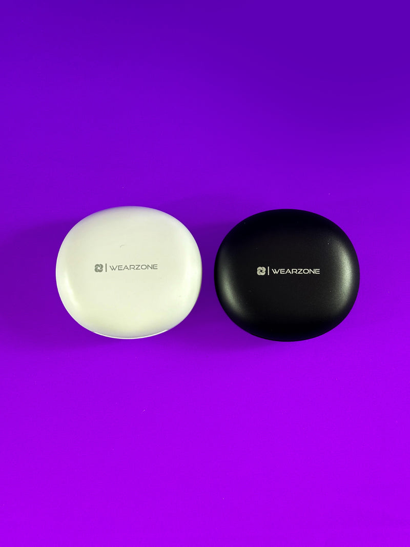 Fone Bluetooth TWS WZ06 — Cancelamento Ativo de Ruído (ANC), Cancelamento de Ruído de Chamadas (ENC), Conexão Multi-Point