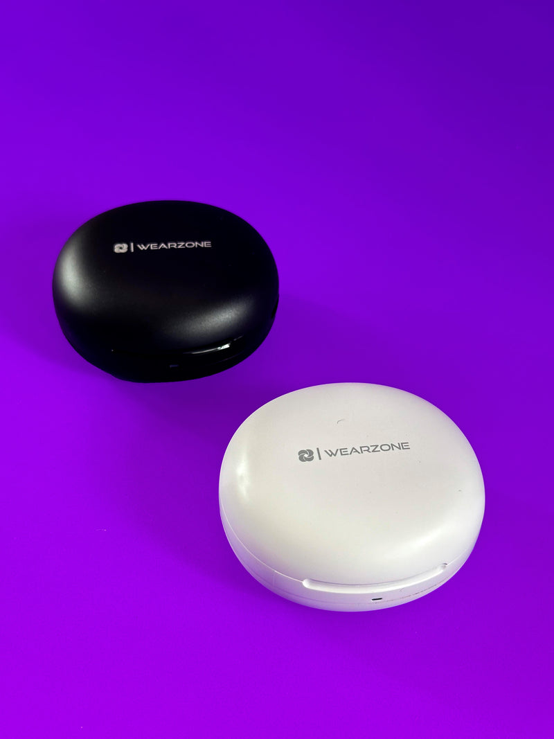 Fone Bluetooth TWS WZ06 — Cancelamento Ativo de Ruído (ANC), Cancelamento de Ruído de Chamadas (ENC), Conexão Multi-Point