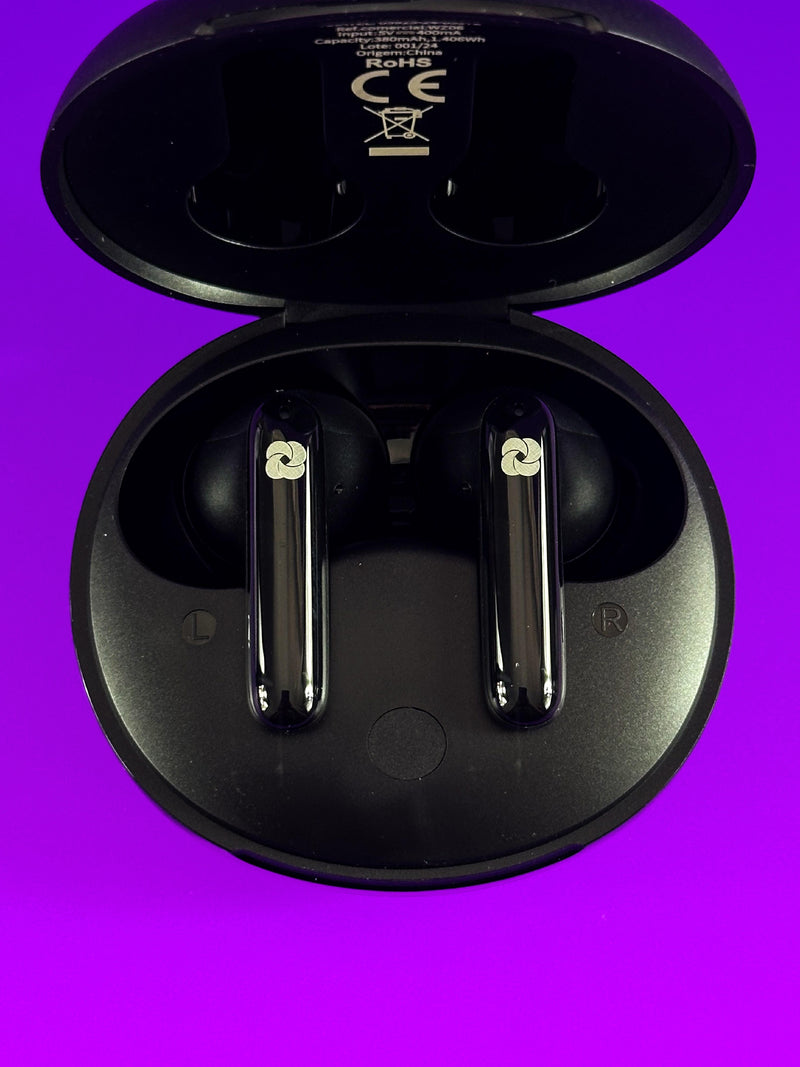 Fone Bluetooth TWS WZ06 — Cancelamento Ativo de Ruído (ANC), Cancelamento de Ruído de Chamadas (ENC), Conexão Multi-Point