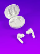 Fone Bluetooth TWS WZ06 — Cancelamento Ativo de Ruído (ANC), Cancelamento de Ruído de Chamadas (ENC), Conexão Multi-Point