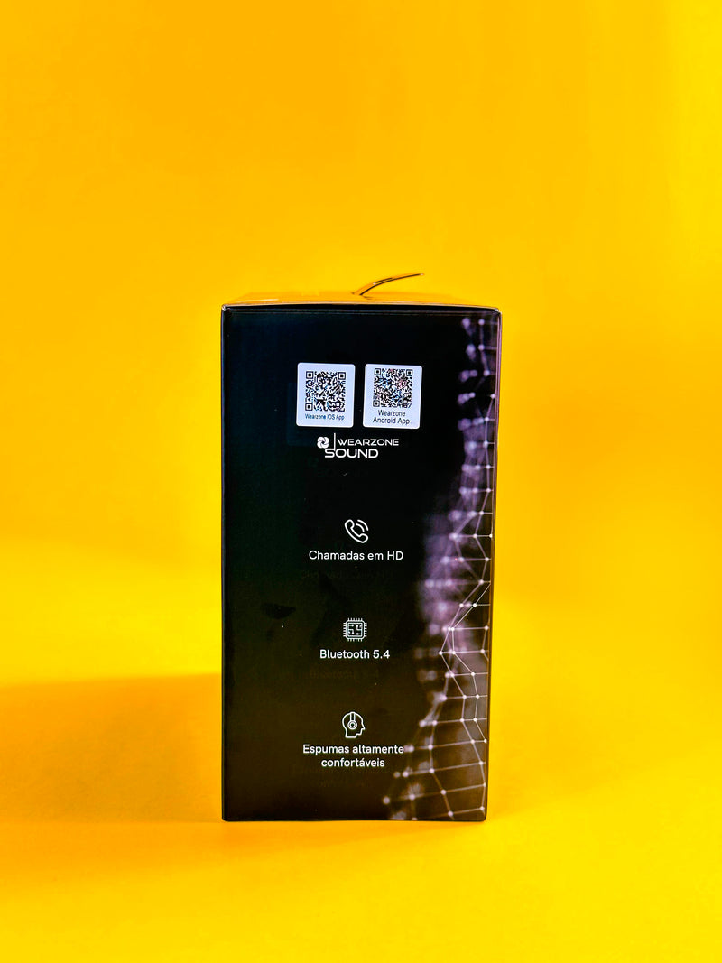 WZ08 Headset Sem Fio — 60 Horas de Bateria, Cancelamento de Ruído, Chamadas em Alta Definição