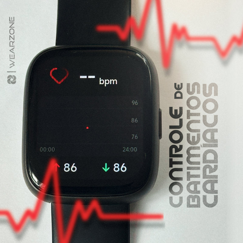 Smartwatch Pulse Wearzone – Alexa Integrada, à Prova d’Água, Bateria de até 7 Dias