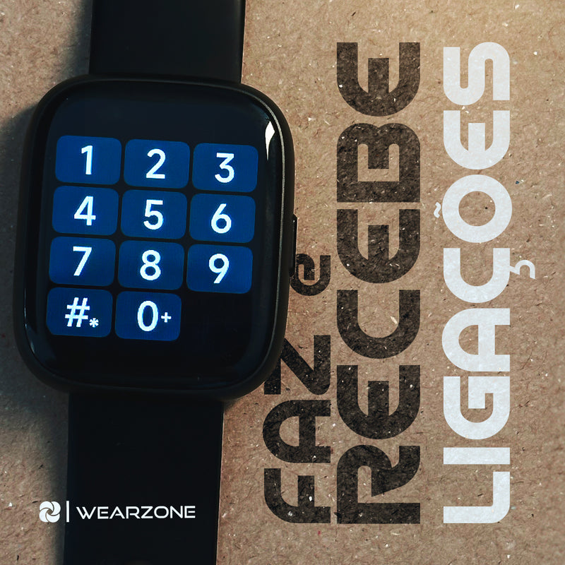 Smartwatch Pulse Wearzone – Alexa Integrada, à Prova d’Água, Bateria de até 7 Dias