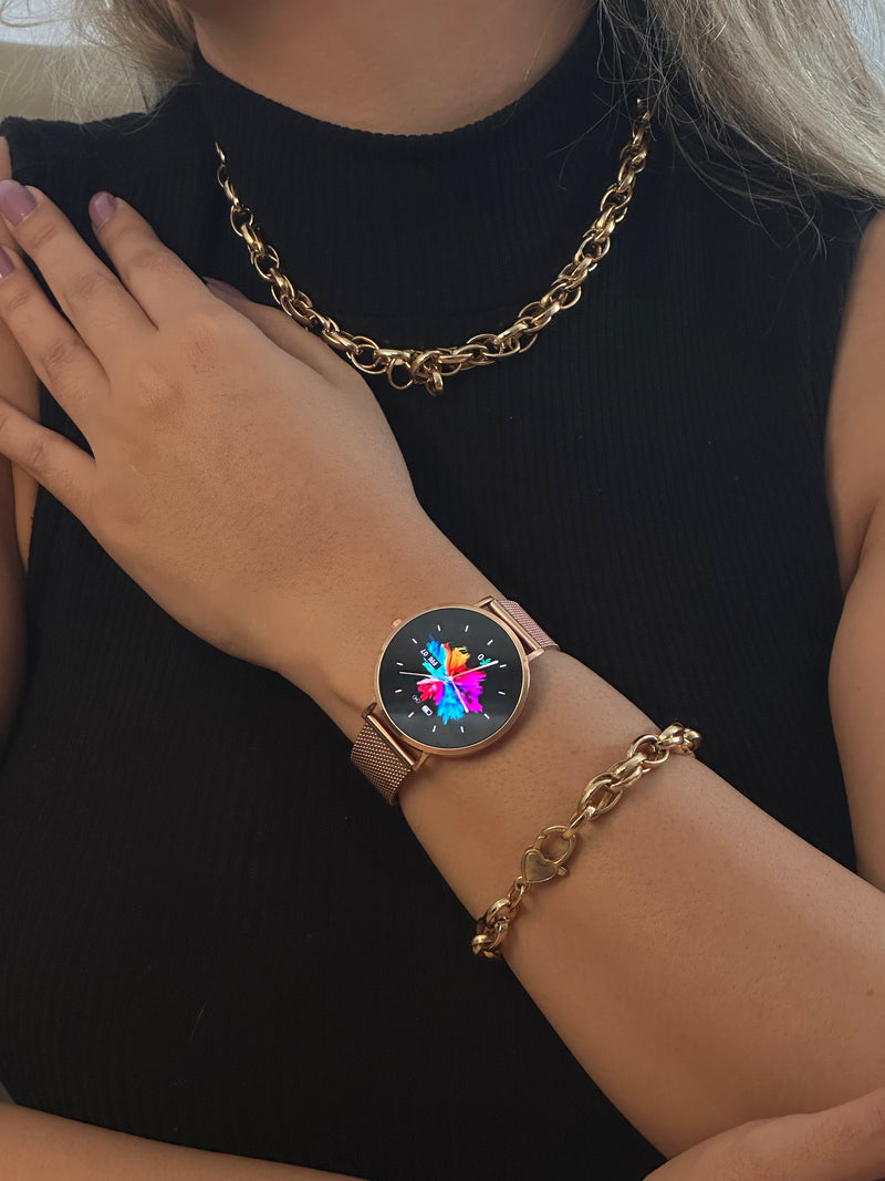 ROYALS CLASSIC WEARZONE | Smartwatch Elegante | AMOLED | VIDRO GORILLA GLASS até 3 Dias de Bateria