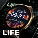 Life Smartwatch — À Prova d’Água 1ATM, Tela AMOLED, Bateria de Longa Duração, 100 Modos de Esporte