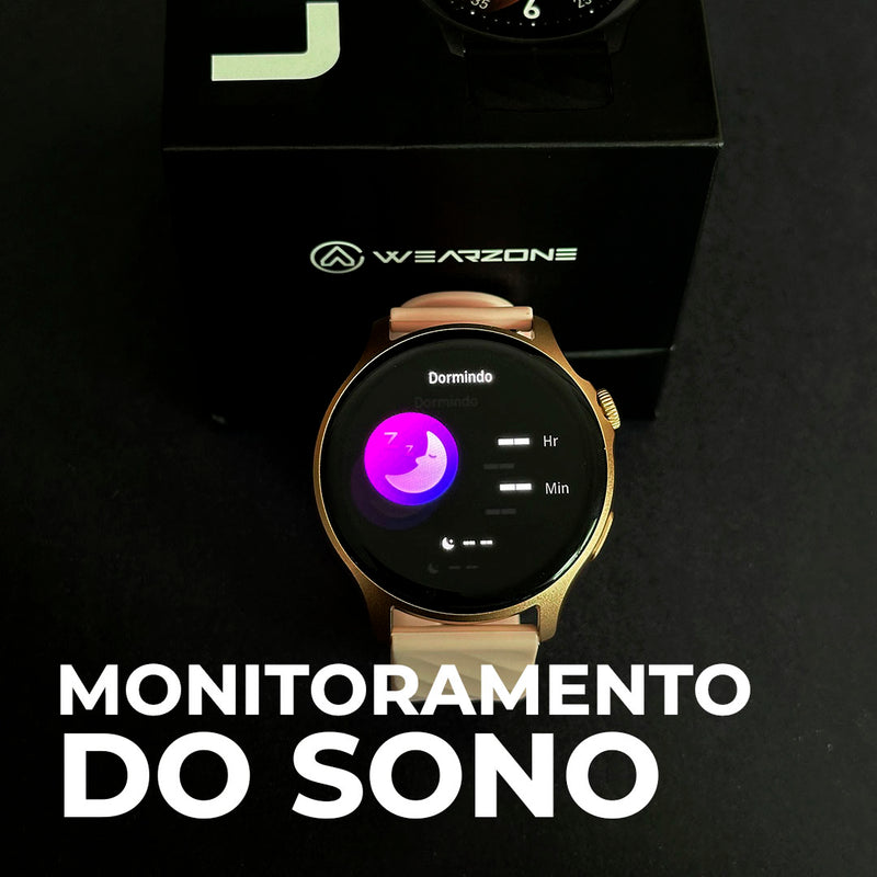 Life Smartwatch — À Prova d’Água 1ATM, Tela AMOLED, Bateria de Longa Duração, 100 Modos de Esporte