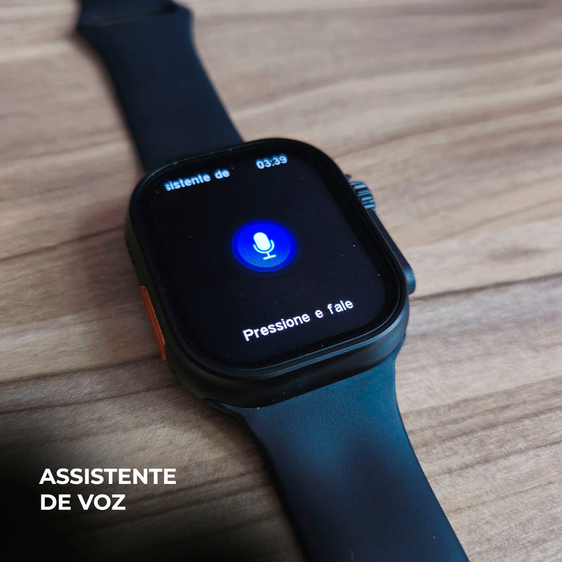Smartwatch N10 Ultra 49mm com 4 Pulseiras – Design Robusto e Versátil