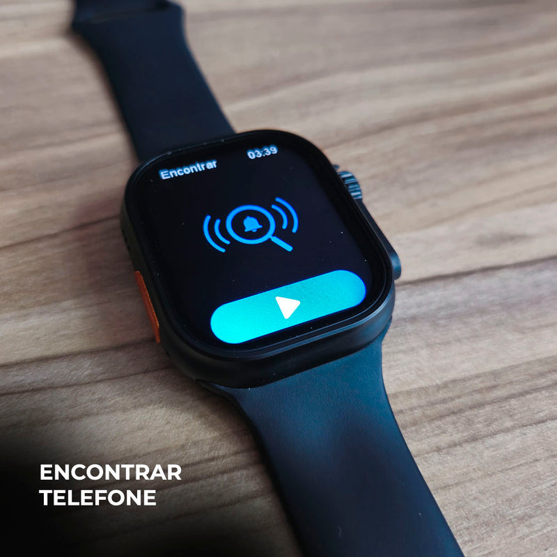 Smartwatch N10 Ultra 49mm com 4 Pulseiras – Design Robusto e Versátil