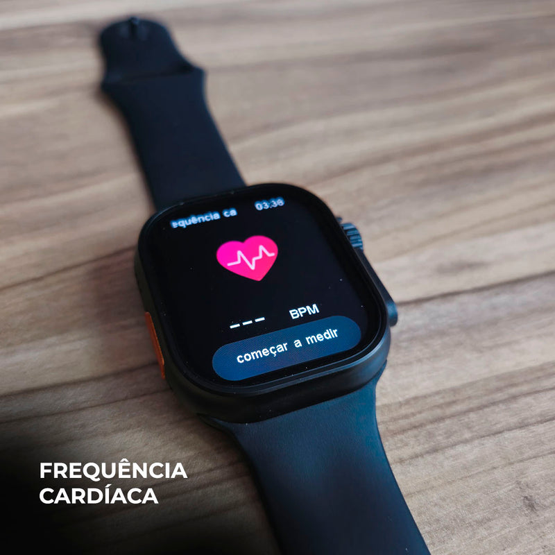 Smartwatch N10 Ultra 49mm com 4 Pulseiras – Design Robusto e Versátil