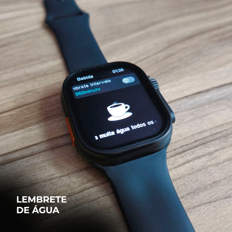 Smartwatch N10 Ultra 49mm com 4 Pulseiras – Design Robusto e Versátil