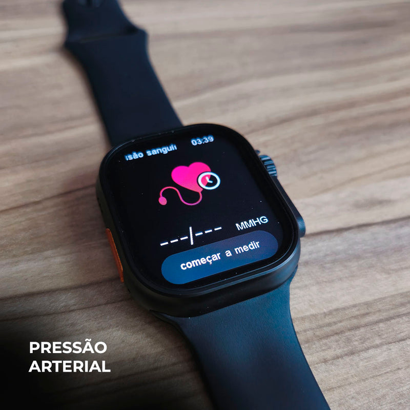 Smartwatch N10 Ultra 49mm com 4 Pulseiras – Design Robusto e Versátil