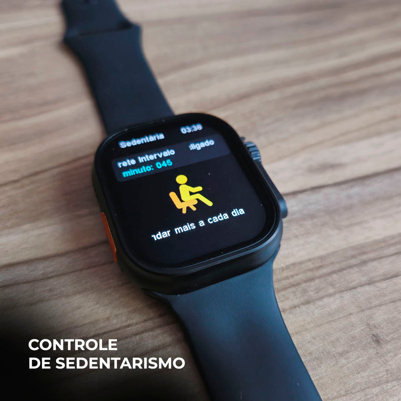 Smartwatch N10 Ultra 49mm com 4 Pulseiras – Design Robusto e Versátil