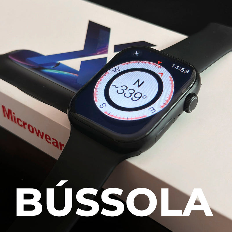 Smartwatch S10 Microwear – Chat GPT em Português, Tradutor de Idiomas e Capinha Protetora