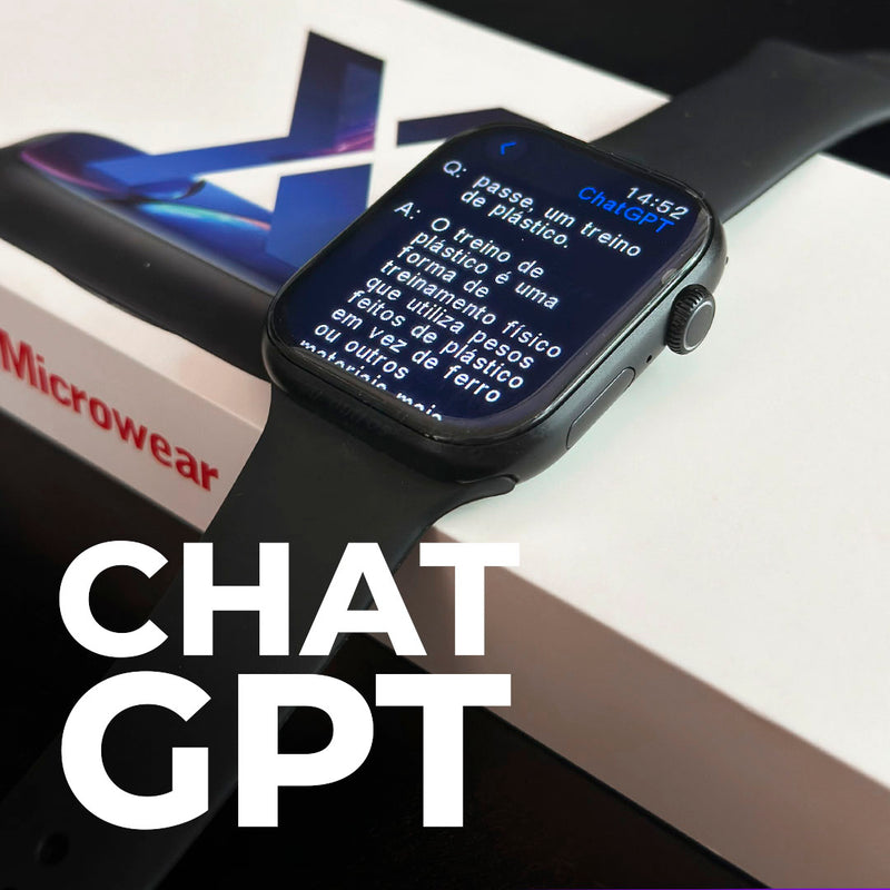 Smartwatch S10 Microwear – Chat GPT em Português, Tradutor de Idiomas e Capinha Protetora