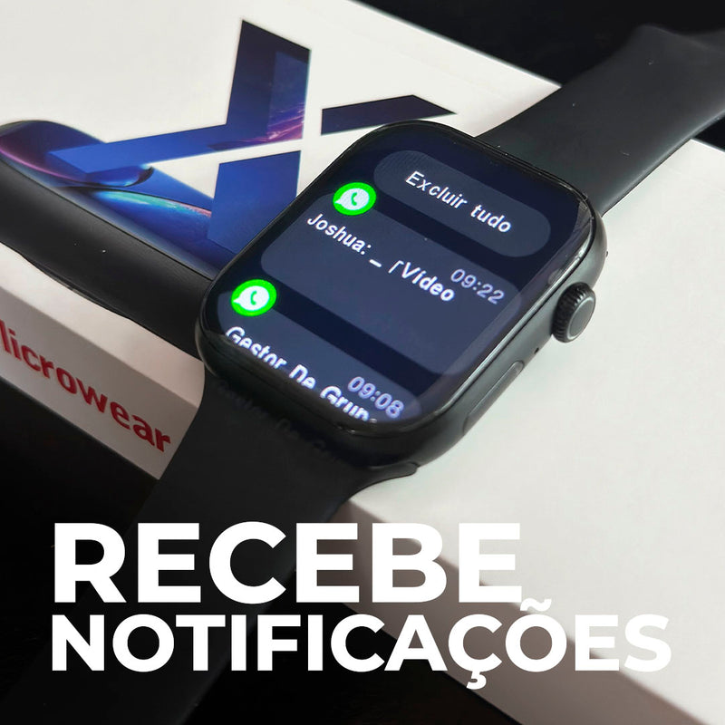 Smartwatch S10 Microwear – Chat GPT em Português, Tradutor de Idiomas e Capinha Protetora