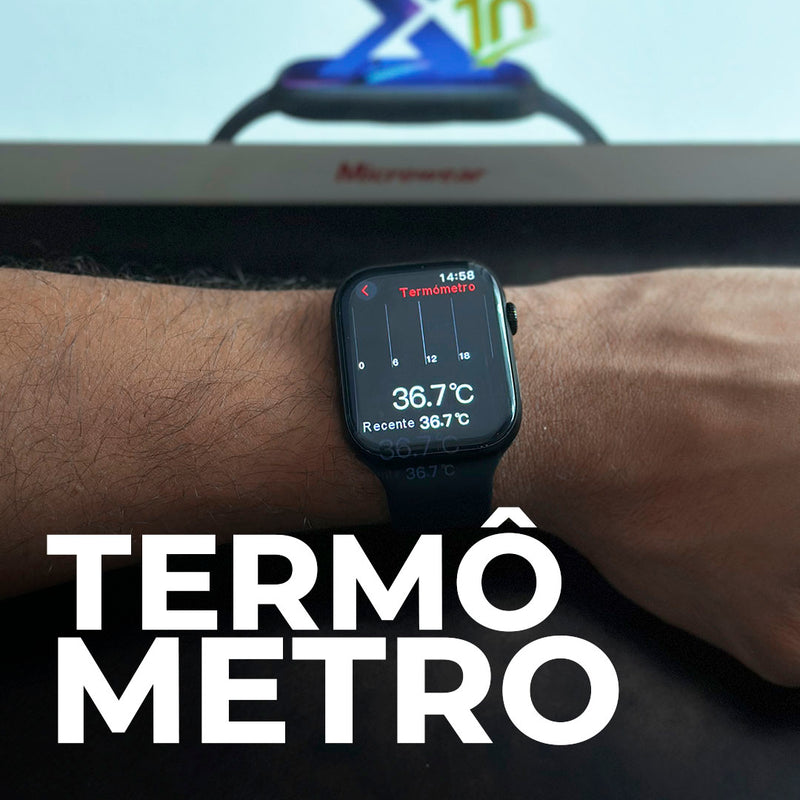 Smartwatch S10 Microwear – Chat GPT em Português, Tradutor de Idiomas e Capinha Protetora