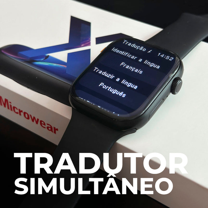 Smartwatch S10 Microwear – Chat GPT em Português, Tradutor de Idiomas e Capinha Protetora