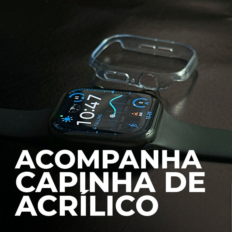 Smartwatch S10 PRO Microwear – Chat GPT Integrado, 1GB RAM, Tradutor de Idiomas e Capinha